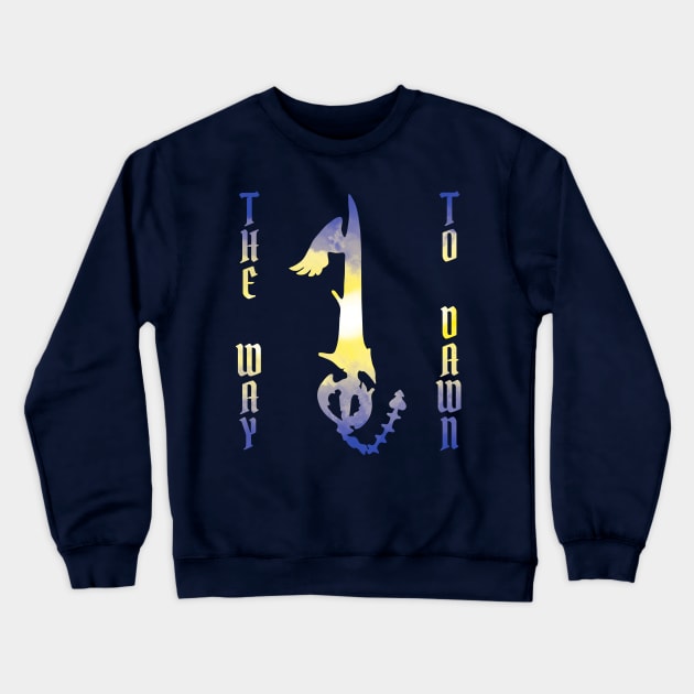 Kingdom Hearts Riku 'The Way To Dawn' Crewneck Sweatshirt by GysahlGreens